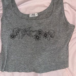 cropped tank top (🩷read)